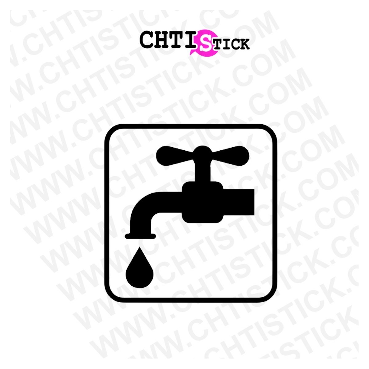 chtistick AUTOCOLLANT PLOMBERIE 2
