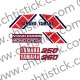 STICKERS YAMAHA 250 TY 59N