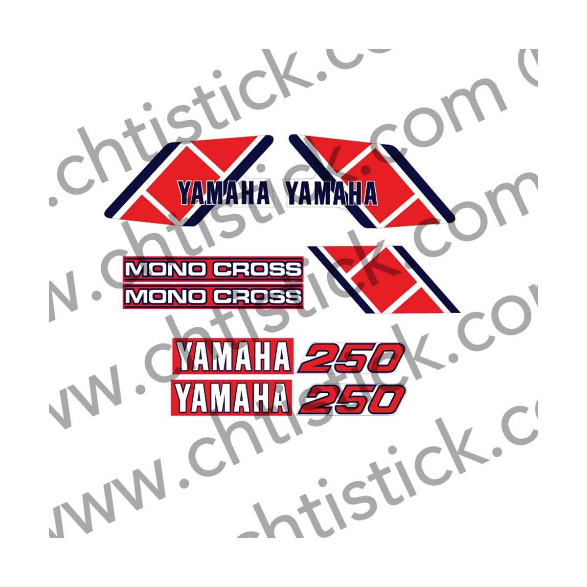 STICKERS YAMAHA 250 TY 59N