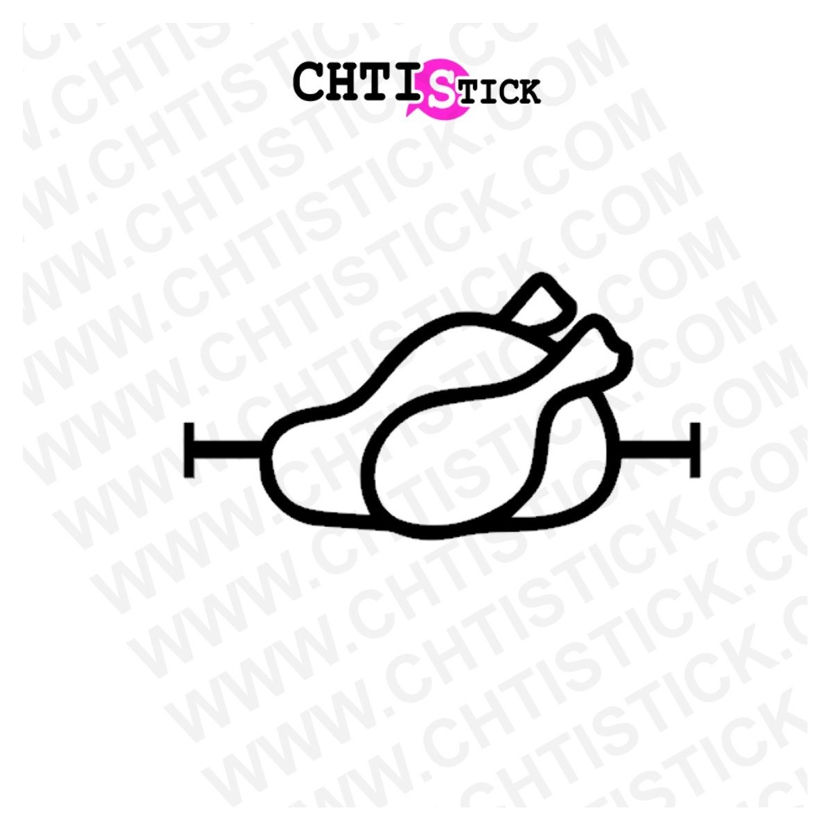 chtistick STICKERS POULET