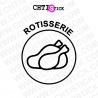 STICKERS ROTISSERIE