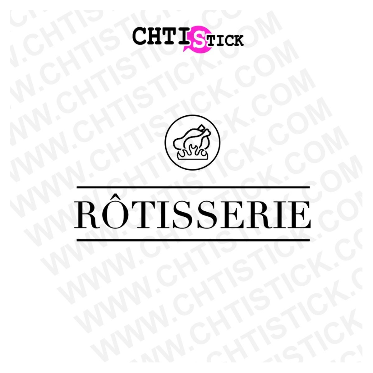 chtistick STICKERS ROTISSERIE 11