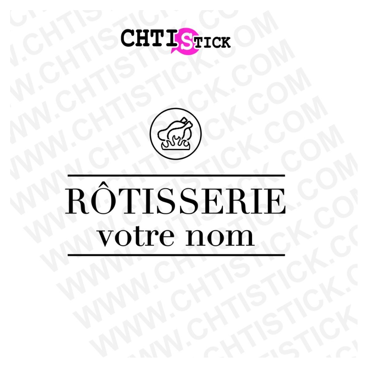 STICKERS ROTISSERIE 