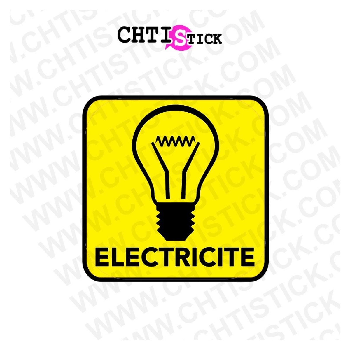 chtistick AUTOCOLLANT_ELECTRICIEN