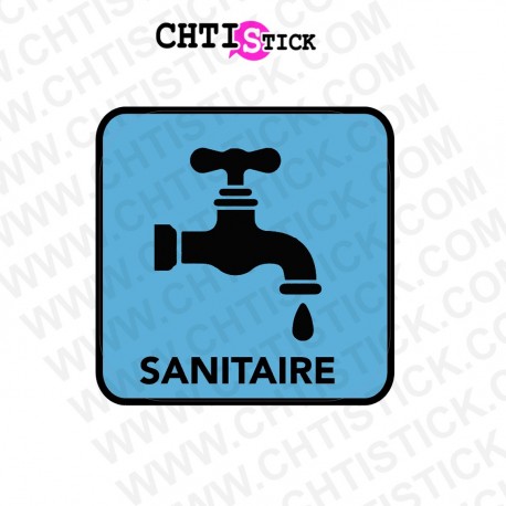 AUTOCOLLANT SANITAIRE