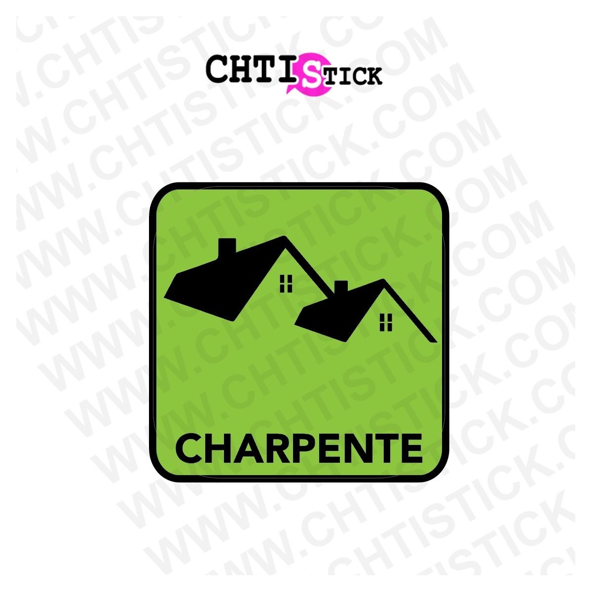 chtistick AUTOCOLLANT CHARPENTE