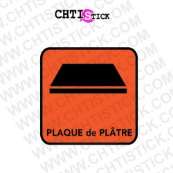 AUTOCOLLANT PLAQUE DE PLÂTRE