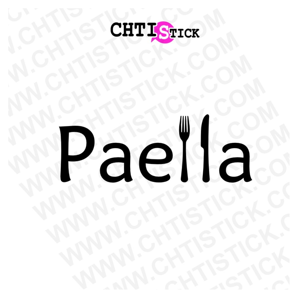 chtistick STICKERS PAELLA