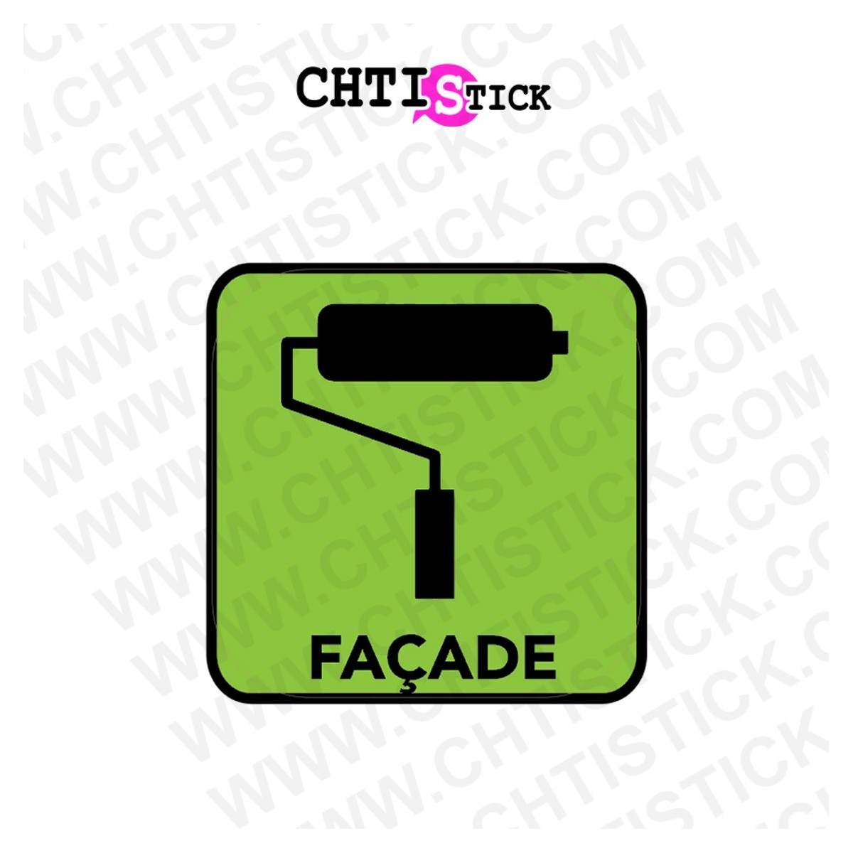 chtistick AUTOCOLLANT FACADE