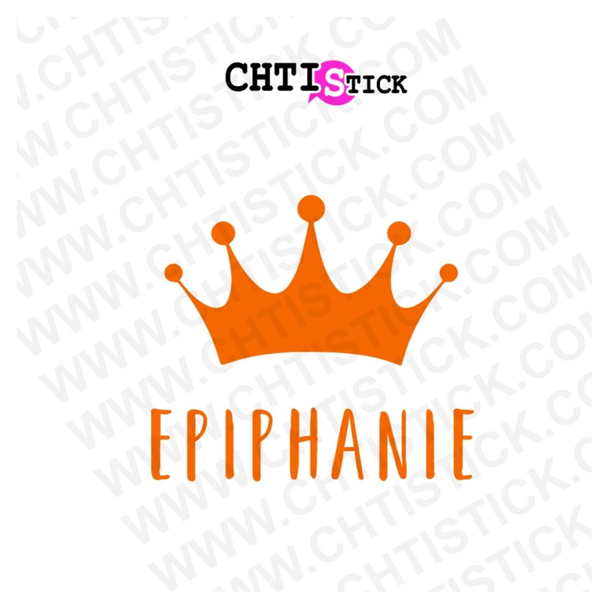 AUTOCOLLANT VITRINE EPIPHANIE