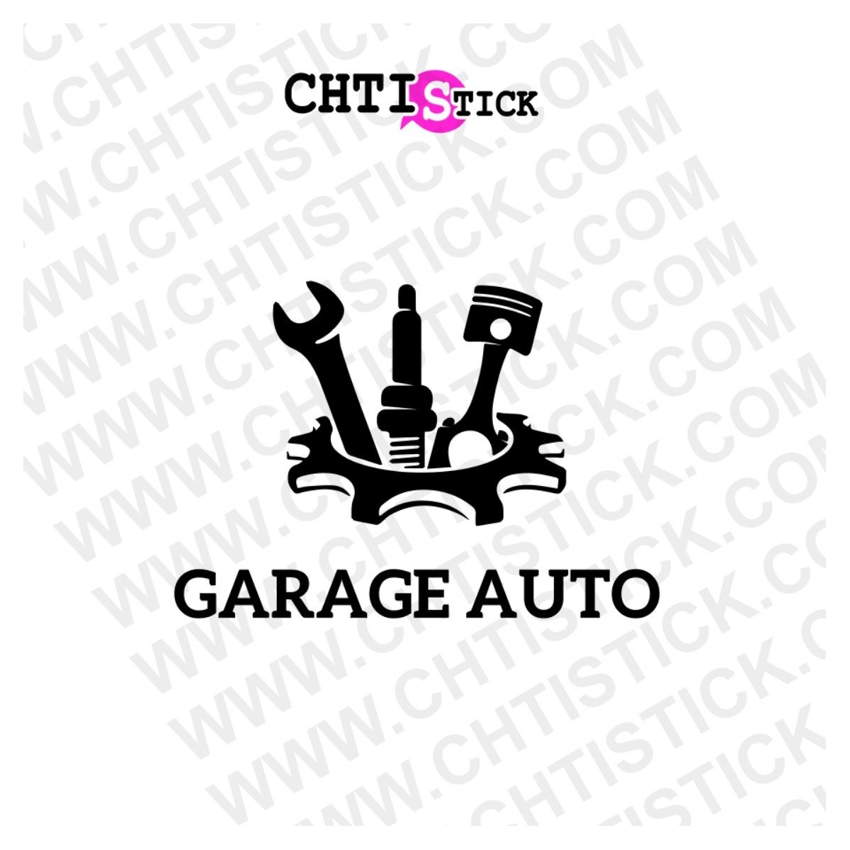 AUTOCOLLANT GARAGE AUTO