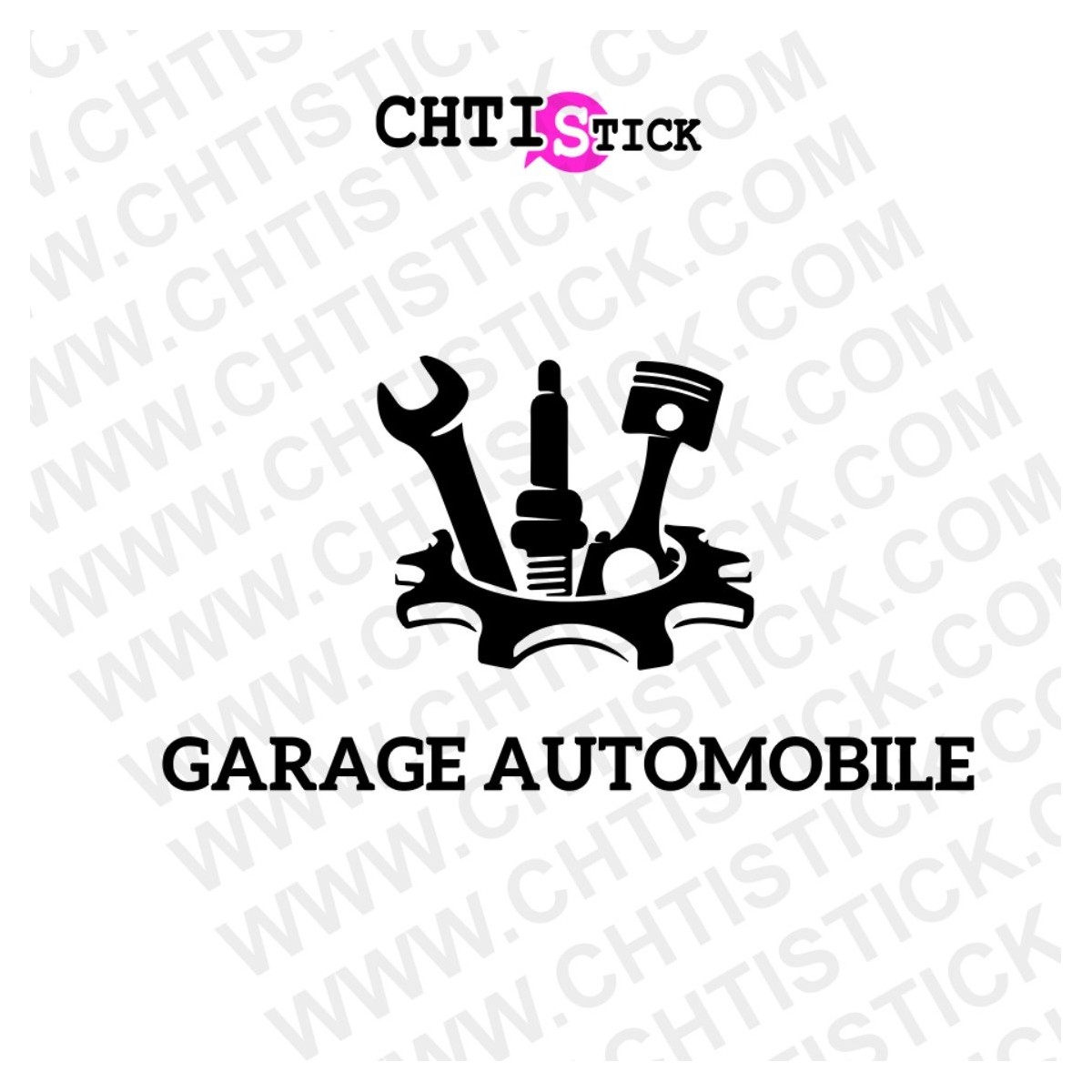 AUTOCOLLANT GARAGE AUTO