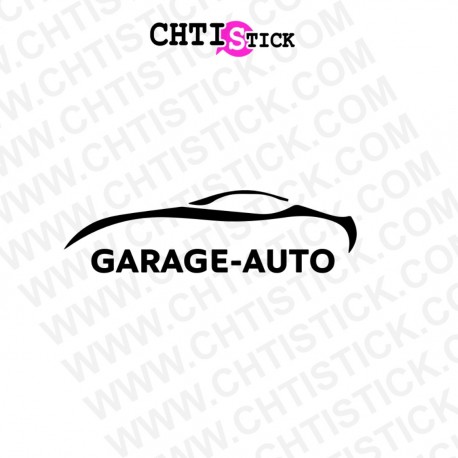 AUTOCOLLANT GARAGE AUTO 4