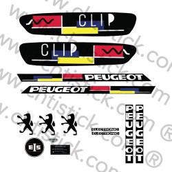 Kit autocollants Peugeot 103 CLIP NOIR