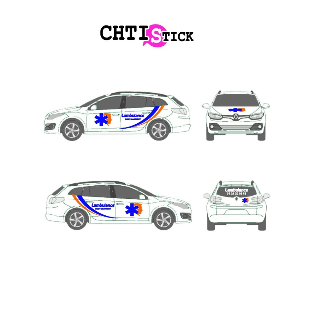 chtistick FLOCAGE LAMBULANCE BILLY PM