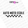 chtistick DECORATION AUTO MOTO ECOLE 