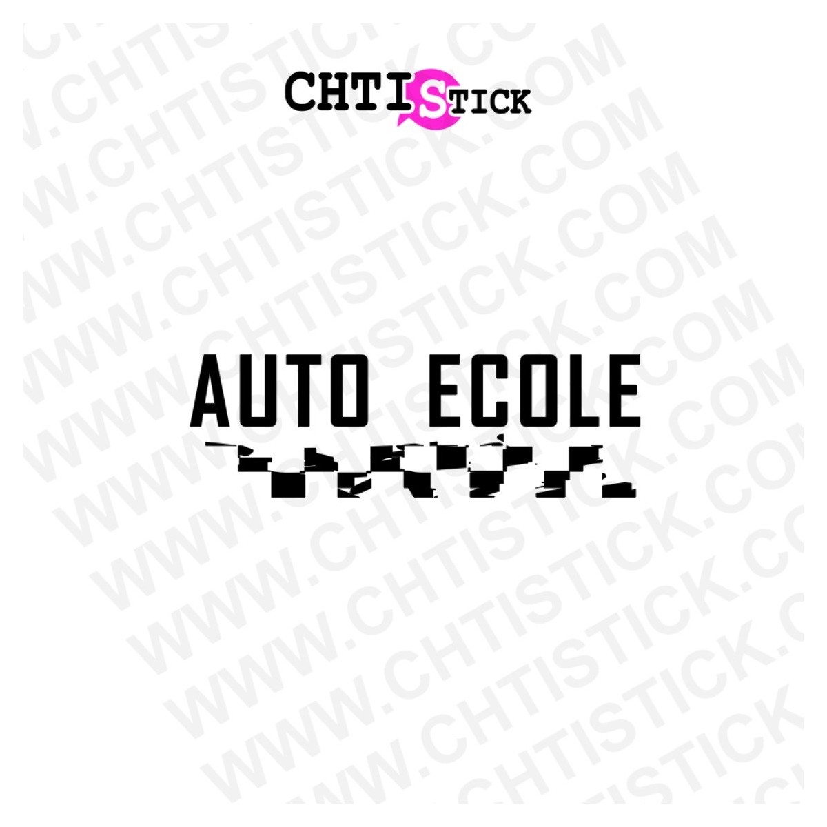 AUTOCOLLANT AUTO ECOLE