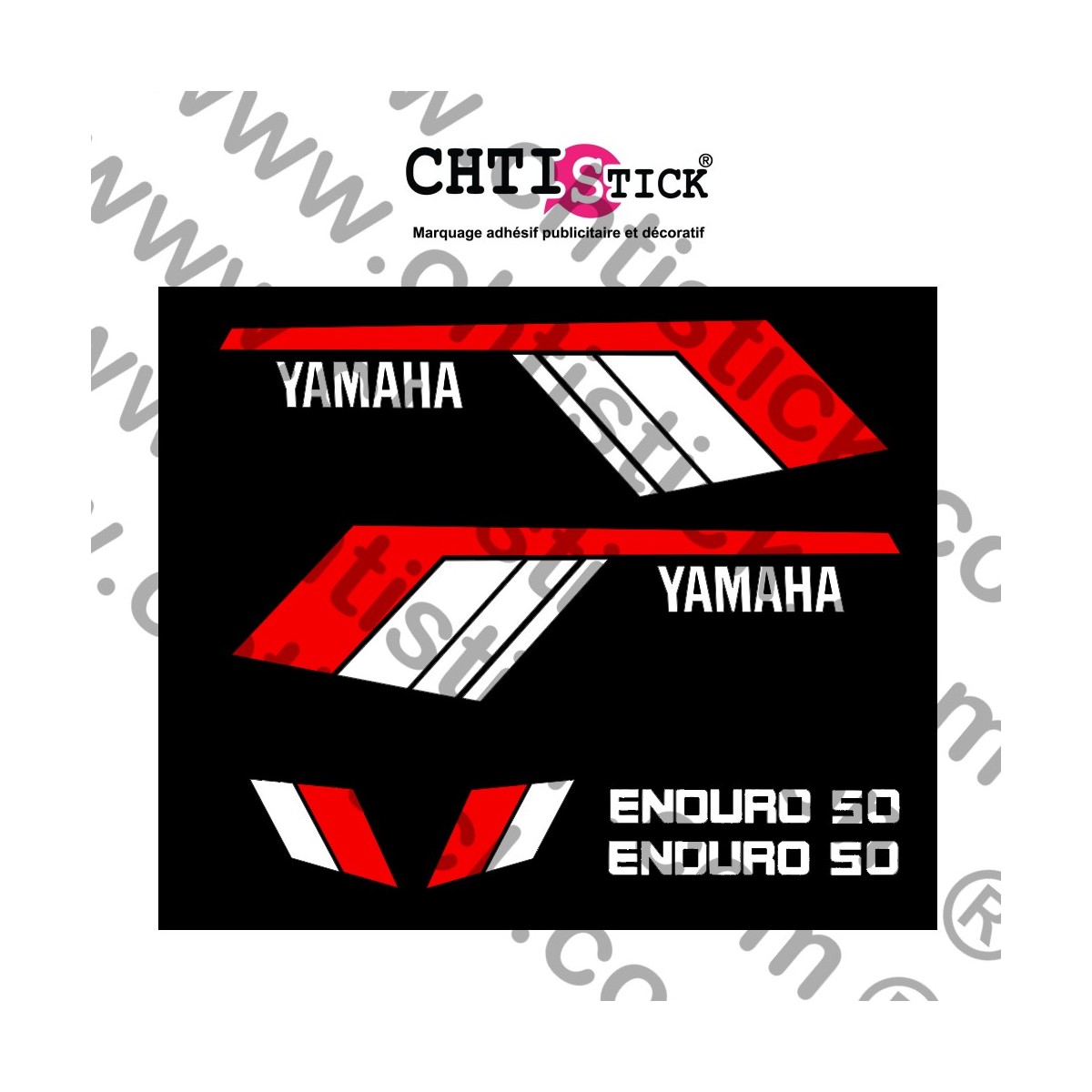 STICKERS YAMAHA 50 DTMX 79 RB