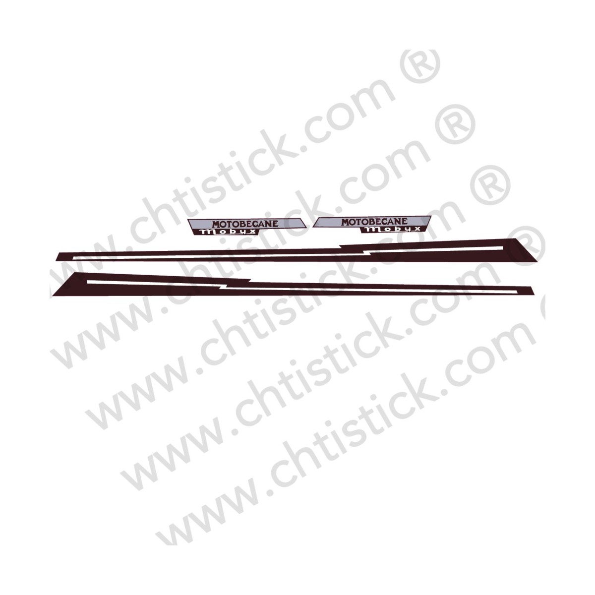 chtistick Kit Stickers Motobécane MOBYX X7