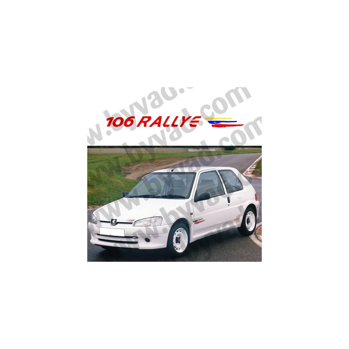 Kit stickers 106 RALLYE Phase 2