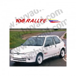 Kit stickers 106 RALLYE Phase 2