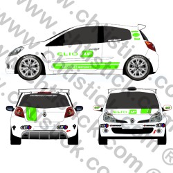 Kit déco clio cup Sébastien