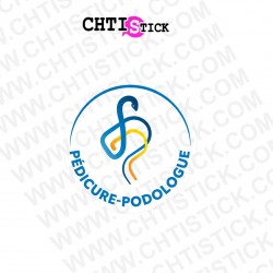 Autocollant pédicure podologue
