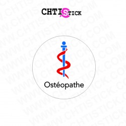 STICKERS LOGO OSTEOPATHE IMPRIME