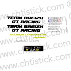 Marquages Clio Team Breizh GT Racing