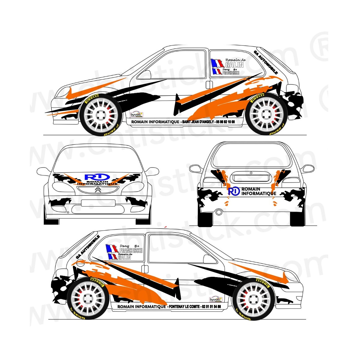 Déco Saxo Romain Informatique 2024