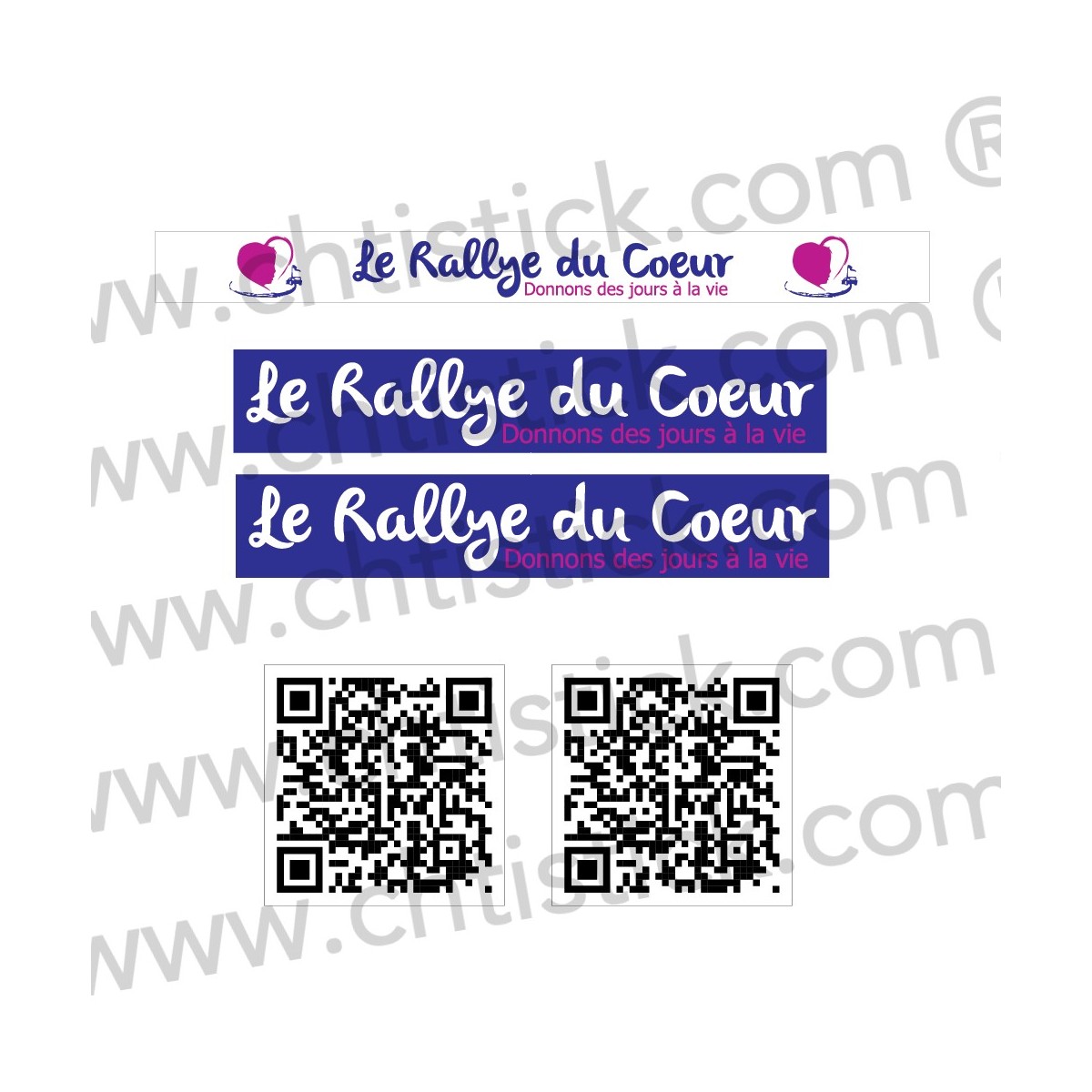 Stickers Rallye du Coeur