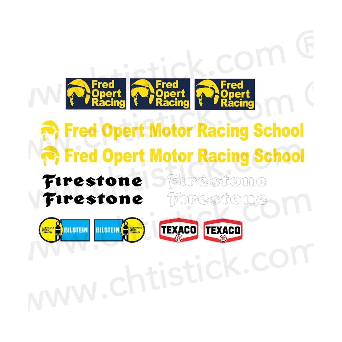 Déco Monoplace Fred Opert Racing