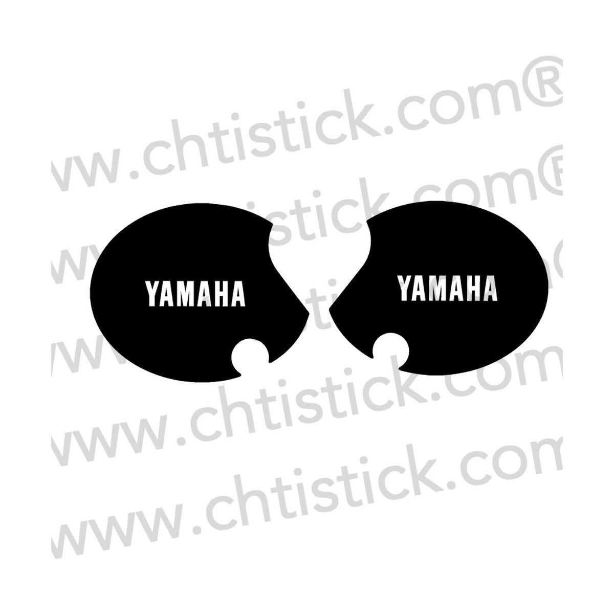 Stickers caches latéraux YAMAHA 500XT 1989