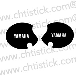 Stickers caches latéraux YAMAHA 500XT 1989