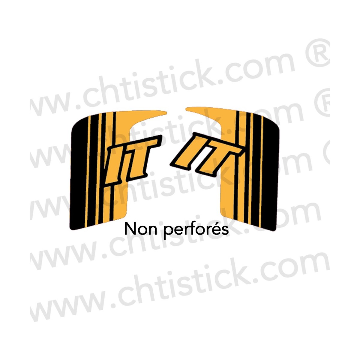 Stickers Réservoir Moto Yamaha IT 1982 Non perforés