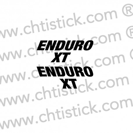 2 stickers ENDURO XT YAMAHA