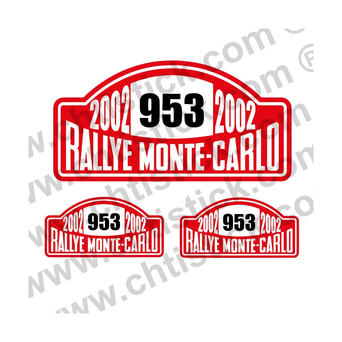 Plaques Monte Carlo 2002