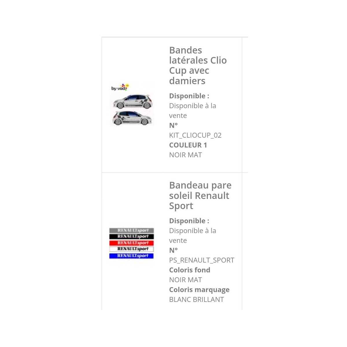 Commande Mr Laquerbe