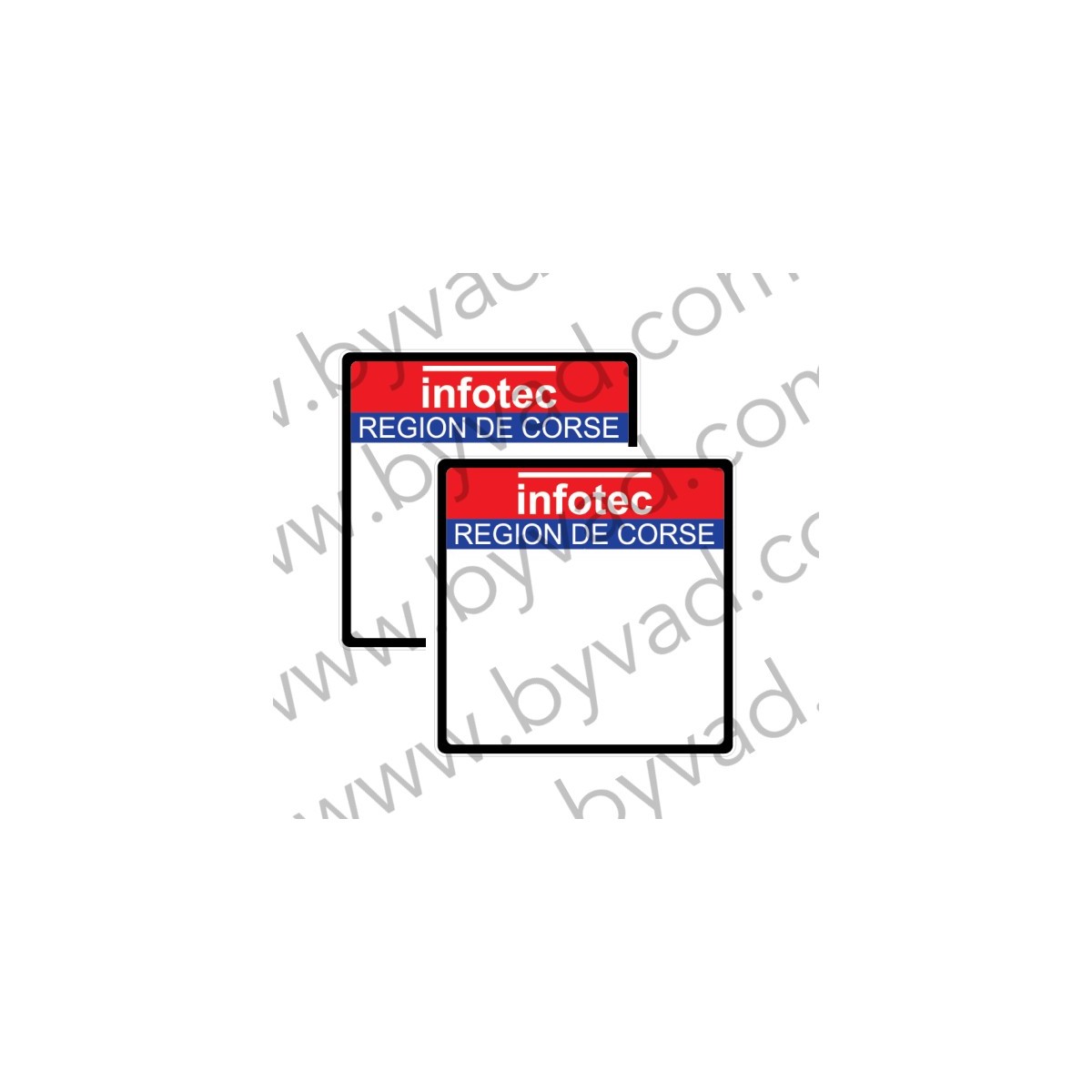 Fond de porte Corse 90 x 2