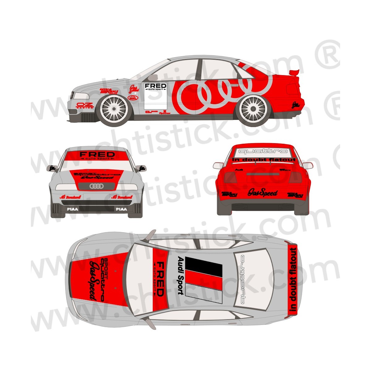 Déco Audi Gasspeed