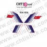 Kit stickers Moto YAMAHA 80 DTMX 1980 a 1982