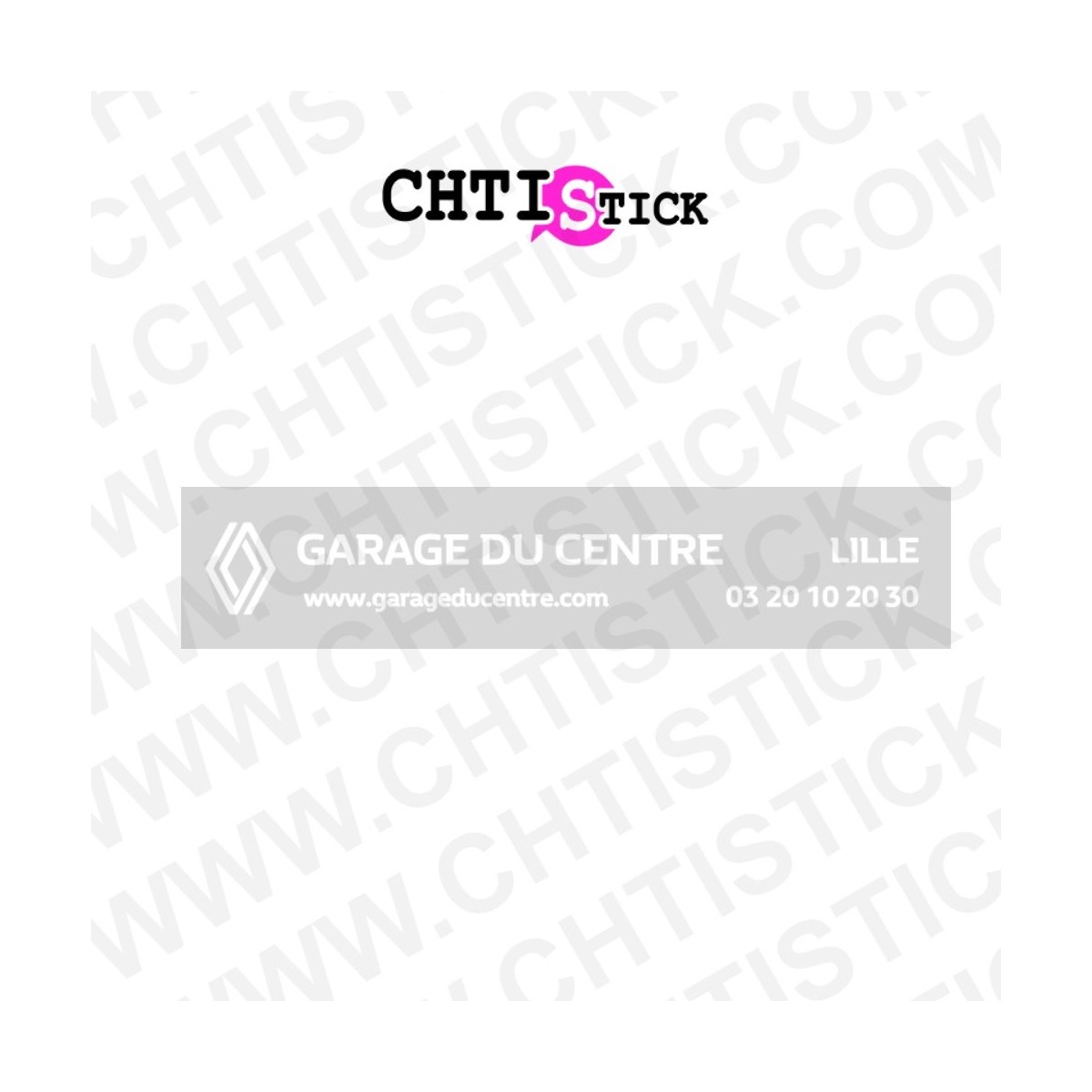 AUTOCOLLANT VITRE RENAULT 12CM