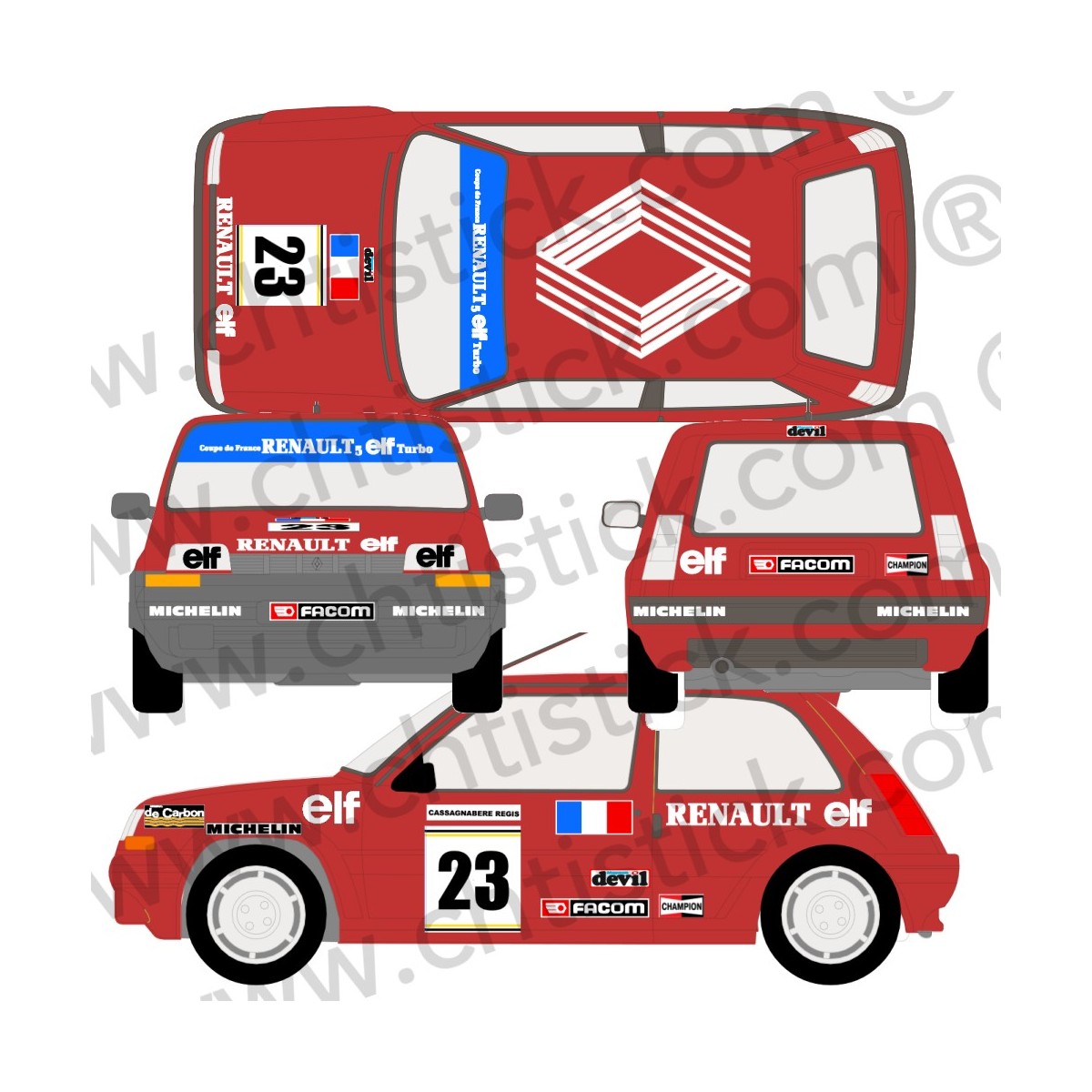 Commande personnalisée Régis