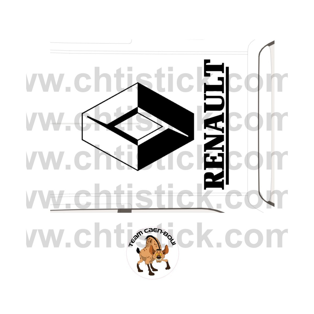 chtistick Sticker Renault Jimmy