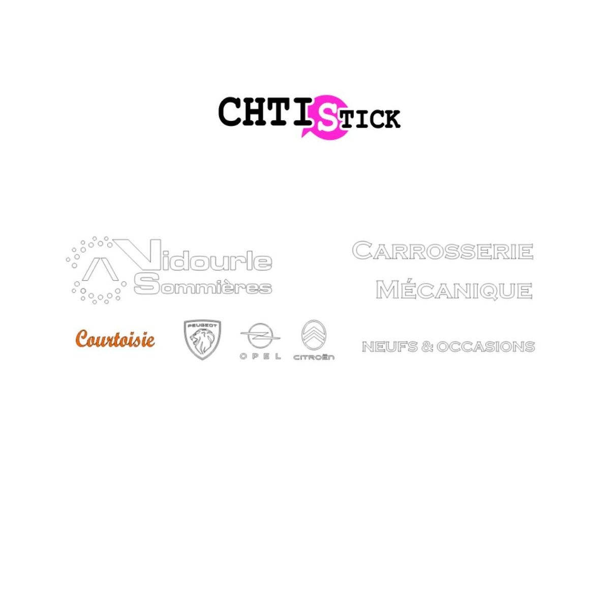 MARQUAGE VITRE ARRIERE GARAGE