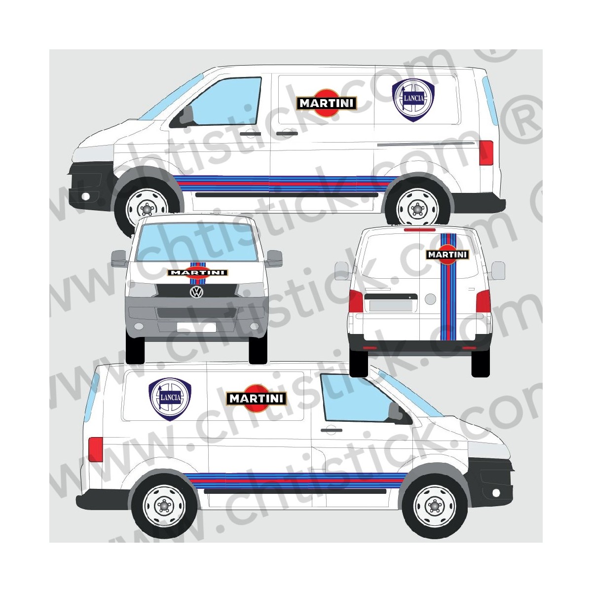 chtistick Déco personnalisée VW T5