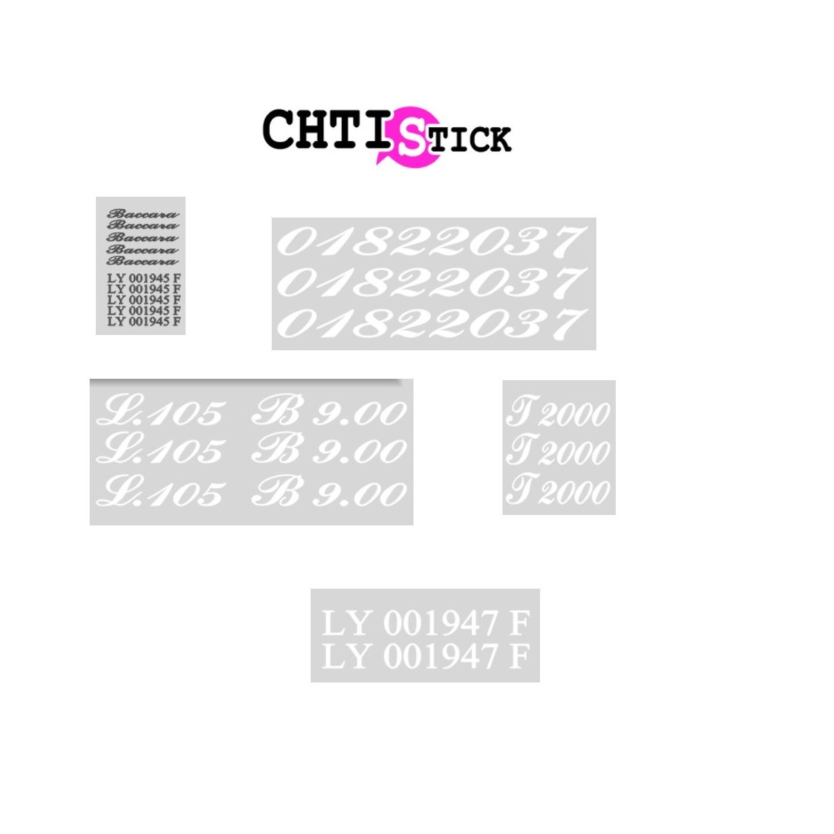 chtistick LETTRAGE BATEAU PERSONNALISE