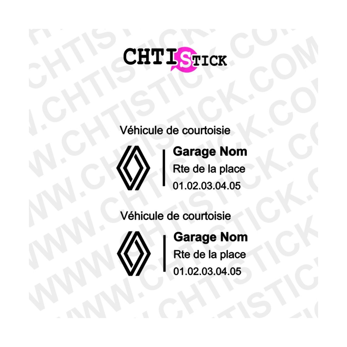 FLOCAGE VOITURE RENAULT