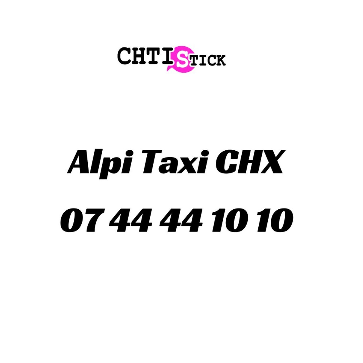 chtistick Autocollant véhicule taxi