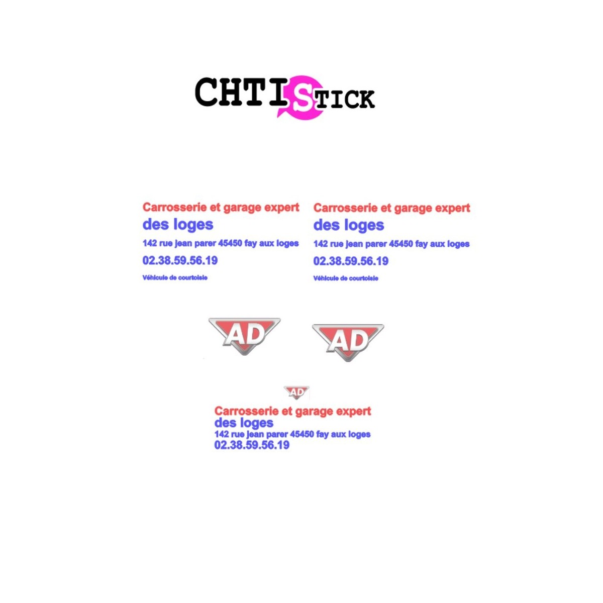 autocollant véhicule depannage